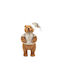 Decorative Animal made of Fabric 17x15x20cm 1pcs