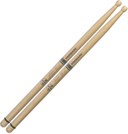 Promark Hickory Drumsticks Schlagzeug Unterschrift BYOS mit Spitzenform Oval TXDCBYOSW