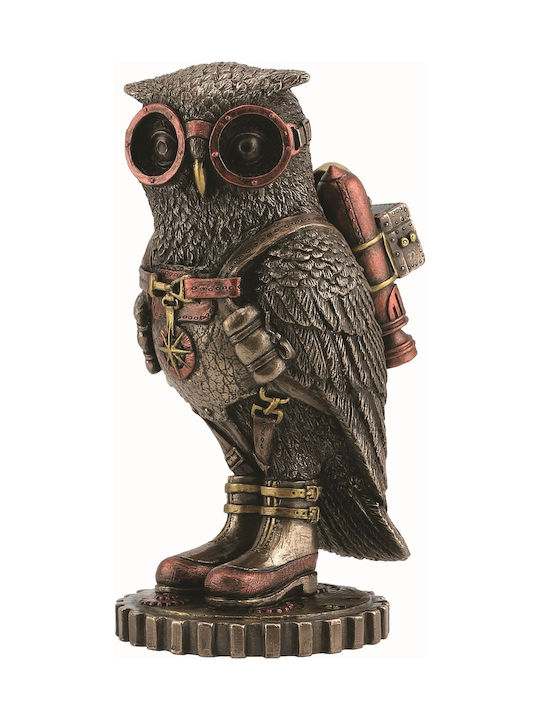 Decorative Owl made of Metal 16cm 1pcs