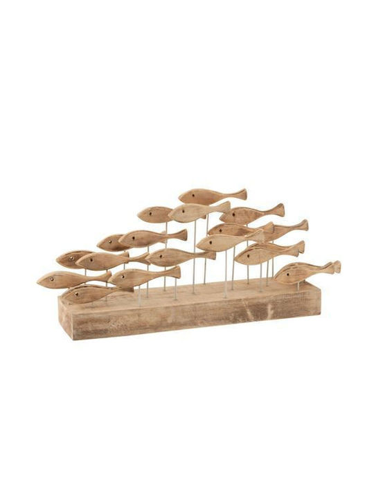 Decorative Fish made of Wood 72x14x41cm 1pcs