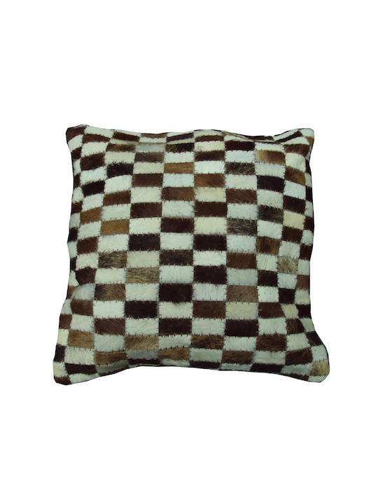 JGS S.A. Decorative Pillow Case AKB-105 Brown 45x45cm Cushion-A035