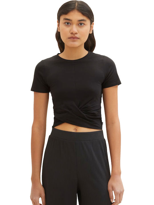 Tom Tailor Women's Summer Crop Top Short Sleeve...