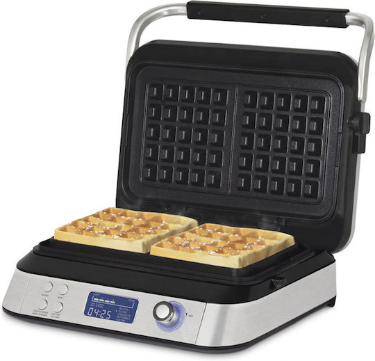 HKoenig Βαφλιέρα για Τετράγωνες Βάφλες 2 Θέσεων 1600W