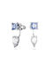 Swarovski Single Earring made of Silver with Stones