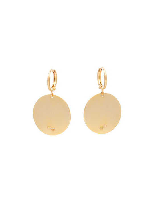 LifeLikes Earrings Hoops Gold Plated