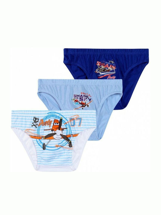 Disney Kids Set with Briefs Blue 3pcs