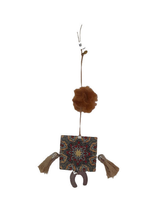 Suspendata Amulet Potcoavă Multicolor din Metal 28x28cm 1buc