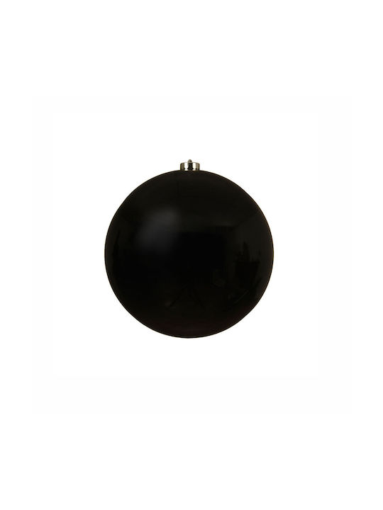 Hanging Ball Ornament Ornament Plastic Black 20cm