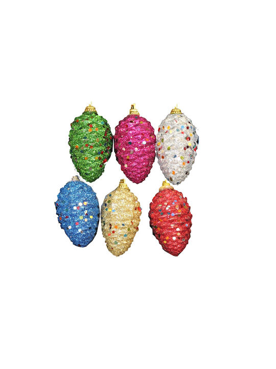 Christmas Pine Ornament 6pcs