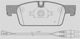 Open Parts Brake Pad for Peugeot 508