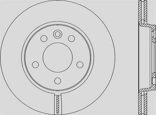 Open Parts Спирачни дискове за Volkswagen Транспортьор / T5