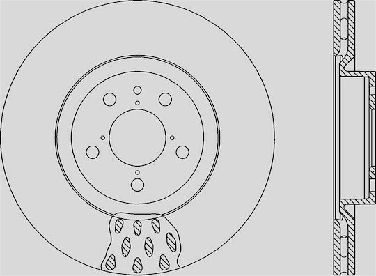 Open Parts Disc de frână 1buc pentru Alfa Romeo Alfa 156