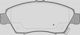 Open Parts Brake Pad for Honda Civic Mercedes-Benz V