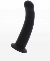 Taboom Strap On Dong Ρεαλιστικό Dildo με Βεντούζα Μαύρο 14cm