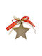 Tabletop Lucky Charm Star Beige made of Wood 2023 1pcs