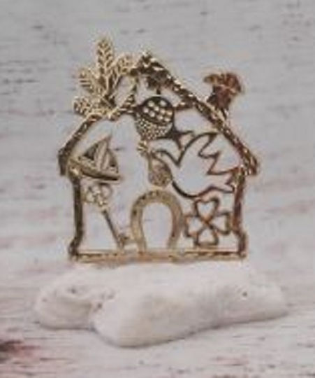 Kostibas Fashion Tabletop Lucky Charm Gold made of Stone 1pcs
