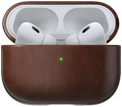 Nomad Modern Leather Калъф в Кафяв цвят за Apple AirPods Pro