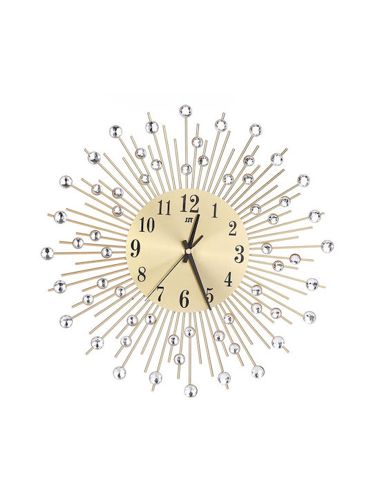 Wall Clock Metallic Gold Ø37cm