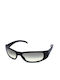 Versus by Versace Sunglasses with Black Plastic Frame and Black Gradient Lens 6018 GB111