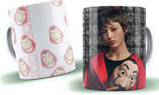 Rock Deal La Casa De Papel Керамична Чаша Бяла 325мл