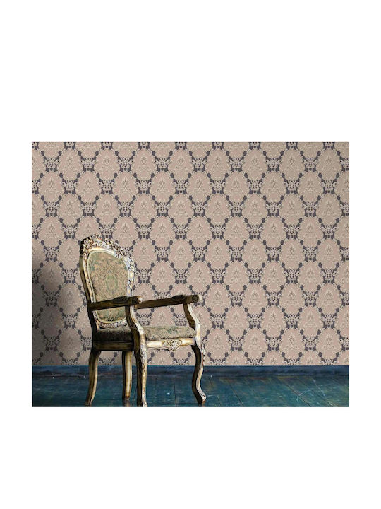 Wallpaper Vinyl Beige L1000xW53cm Washable