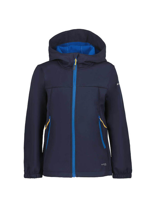 Icepeak Windproof & Waterproof Casual Jacket Blue with Ηood