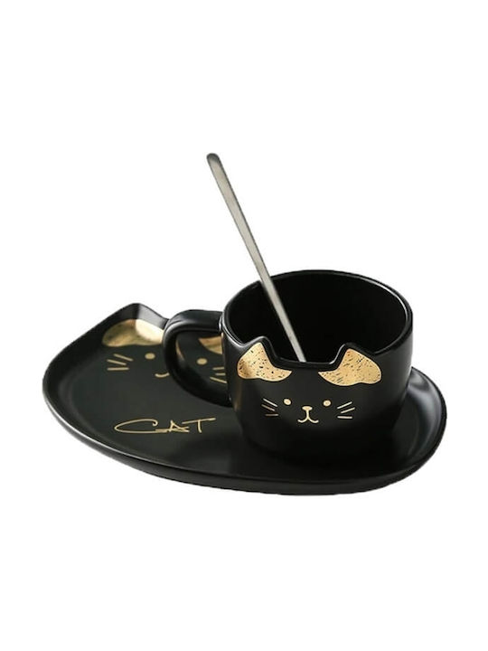 Ceramic Cup Black 2pcs