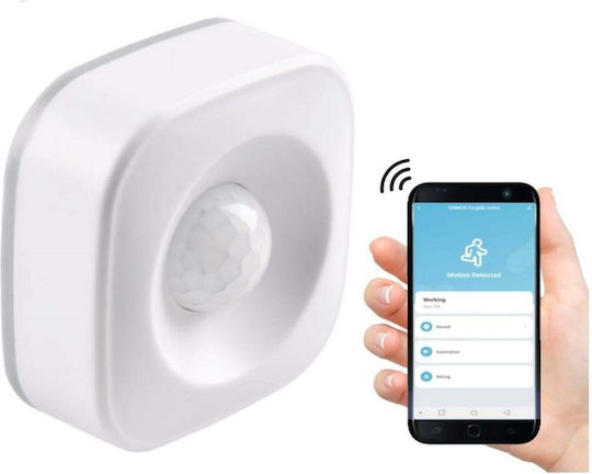Polux Kabelloser Wi-Fi Bewegungssensor Überwachung 120° Erkennungswinkel 30m