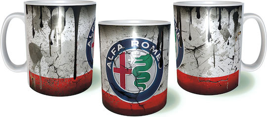 Rock Deal Alfa Romeo Keramik Mehrfarbige Tasse 325ml