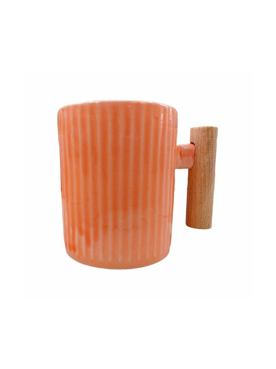 Ceramic Cup Orange 330ml