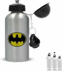Koupakoupa Παγούρι Batman 500ml Ασημί Koupakoupa Παγούρι Batman 500ml Ασημί