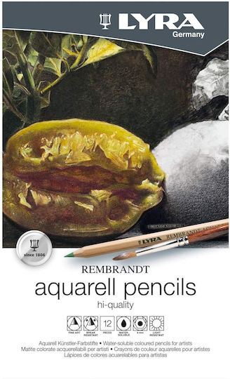 Lyra Rembrandt Farbstift-Set Aquarell 12Stück Packung von 1 Verpackungen