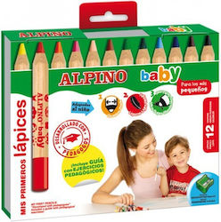 Alpino Цветни Моливи Комплект 12 Цветни