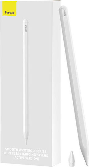Baseus Smooth Writing 2 Stylus Digital with Palm Rejection for iPad in White color SXBC060002