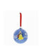 Enesco Weihnachtshänger Kugel Ornament Blau