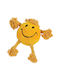 Happypet Happy Faces Λούτρινο Παιχνίδι Σκύλου 21εκ. Κίτρινο 1τμχ