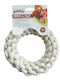Pawise TOY RING Λούτρινο Παιχνίδι Σκύλου Λευκό 1τμχ