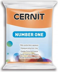 Cernit Number One Πορτοκαλί Πολυμερικός Πηλός 56gr
