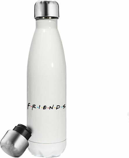 Koupakoupa Recyclable Bottle Thermos Stainless Steel BPA Free 500ml White
