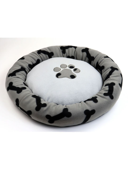 Animal Poof Dog Bed Gray 60x60cm