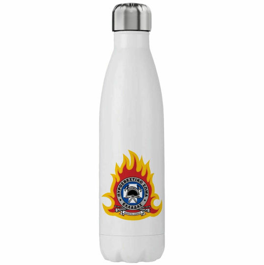 Koupakoupa Μπουκάλι Θερμός Ανοξείδωτο 750ml Λευκό