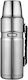 Thermos Bottle Thermos Stainless Steel 1.2lt Silver with Cap-Cup