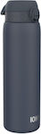Ion8 Slim Bottle Thermos Stainless Steel BPA Free Blue 1lt with Mouthpiece