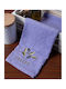 Silk Fashion Kitchen Towel Made of 100% Cotton in Purple Colour 30x50cm 12 Pieces