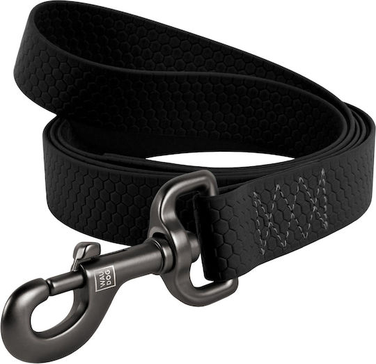 WauDog Hundeleine/Führleine Riemen in Schwarz Farbe