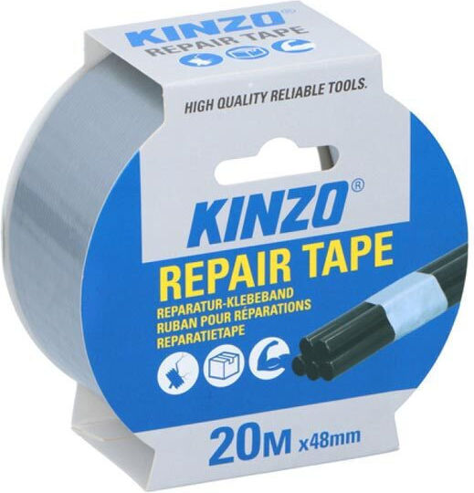 Kinzo Αυτοκόλλητη Ταινία Επισκευών Γκρι 20mx48mm