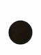 Homestyle Plastic Round Serving Tray Non-slip in Black Color 35x35cm 73516400 1pcs