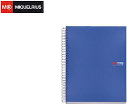 Miquelrius Spiral Notebook Essay (with Margin) A5 200 Sheets ORIGINALS Blue 1pcs