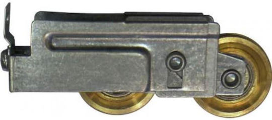 Διπλό Ράουλο με Βάση Μεταλλικό 38mm 3169