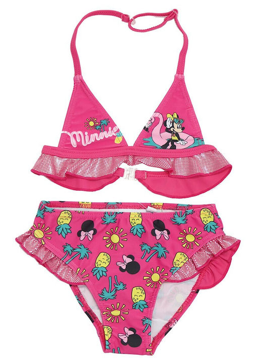 Disney Costum de baie pentru copii Bikini Fuchsia